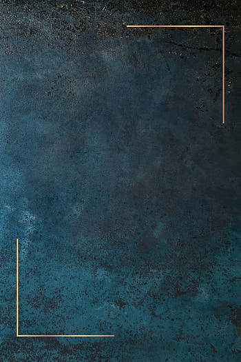 premium vector of Gold frame on grunge blue background vector in 2020. Blue background , Gold background, Black background HD phone wallpaper