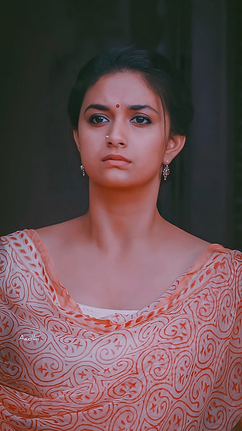 Keerthi Suresh, tamil actress HD phone wallpaper