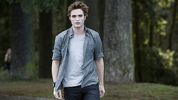 Edward Cullen, The Twilight Saga: New Moon, Movie, Robert Pattinson HD wallpaper