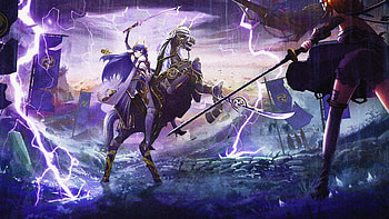 Baal Raiden Shogun On Horse Genshin Impact HD wallpaper
