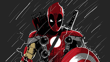 Deadpool Superhero, deadpool, superheroes, artwork, digital-art, behance HD wallpaper