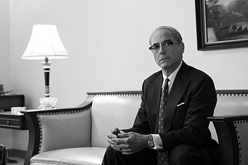 Black-and-White Executive Portrait, movie, Oppenheimer HD wallpaper
