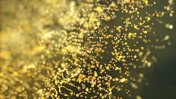 Glitter, golden, blur, abstract HD wallpaper