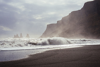 Waves Shore Ocean, waves, shore, ocean, nature HD wallpaper