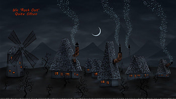 We Rock Out Quite Often, fun, goth, black metal, night time, houses, music, moon, homes, work partner, sick, happiness, fitness partner, heavy metal, music notes, ll, dance, metalcore, entertainment, dark, exercise partner, religious, extreme metal, off the chain, heaven, love, cool, spiritual, joy, numetal, thrash, evening HD wallpaper