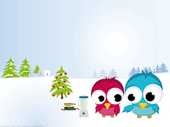 Holidays, Birds, New Year, Christmas, Christmas Tree HD wallpaper
