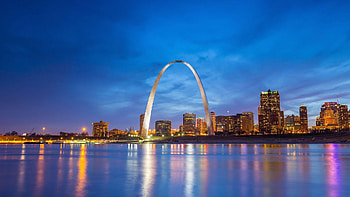 St. Louis skyline, Mississippi river cruise, Sunstone tours, Cruises HD wallpaper