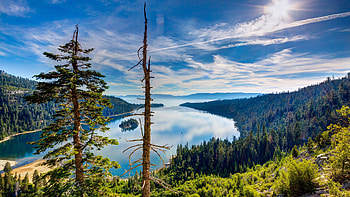 Lake Tahoe, Emerald Bay, Spring HD wallpaper