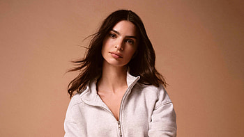 Brunette Emily Ratajkowski Girl Model Is Wearing White Dress Girls HD wallpaper