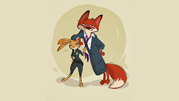 Zootopia, Au54 art, Cute animal, Illustration HD wallpaper