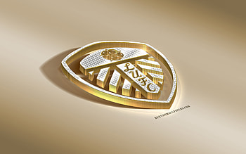 Leeds United FC, lufc, golden, logo, football HD wallpaper