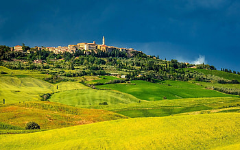 Pienza , Background , Italian beauty, High-quality vista HD wallpaper