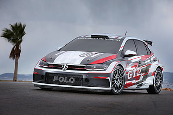 Volkswagen Polo GTI R5, front, 2018 HD wallpaper