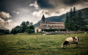 Landscape, Castles HD wallpaper