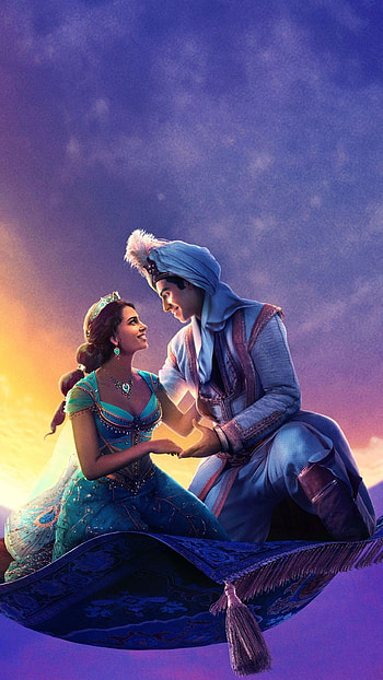 Aladdin review, Walt Disney , Will Smith, Genie HD phone wallpaper