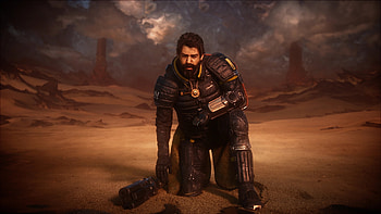 Saros - Desert Sentinel ( Game ), Video Game HD wallpaper