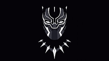 Black Panther Titan, black-panther, minimalism, minimalist, superheroes, artist, artwork, dark, digital-art HD wallpaper