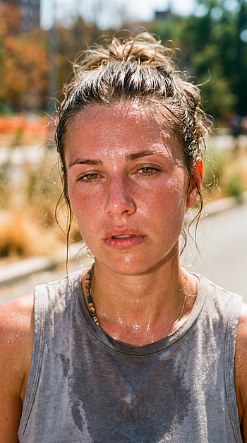 Heatwave Glow — , Woman, Portrait HD phone wallpaper