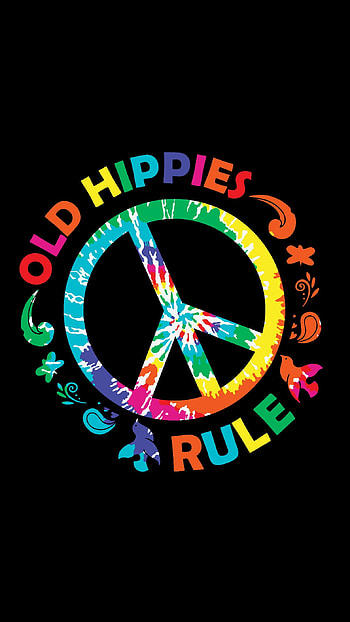 Old hippie, magenta, symbol HD phone wallpaper