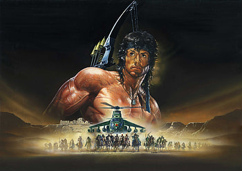 Rambo 3, 3, stallone, movie, rambo HD wallpaper