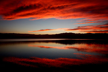 Sunset Reflection Beach, beach, sunset, reflection, nature HD wallpaper