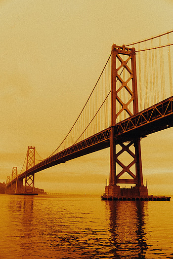 Water, Architecture, Miscellanea, Miscellaneous, Bridge, Design, Construction HD phone wallpaper