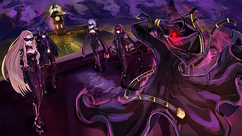 The Eminence in Shadow : Alpha, Beta, Delta & Eta with Cid Kagenou, Delta (The Eminence in Shadow), Beta (The Eminence in Shadow), Alpha (The Eminence in Shadow), Cid Kagenou, Anime, the eminence in shadow HD wallpaper