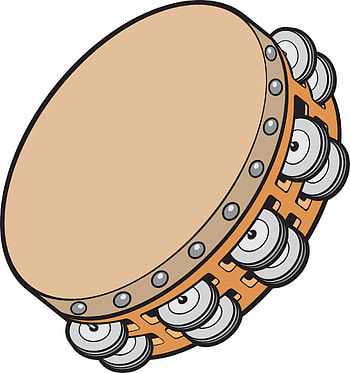 Tambourine music instrument, Vector art HD phone wallpaper