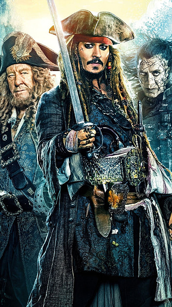 Captain Salazar, Hector Barbossa, Pirate queen, Legendary rivalry HD phone wallpaper