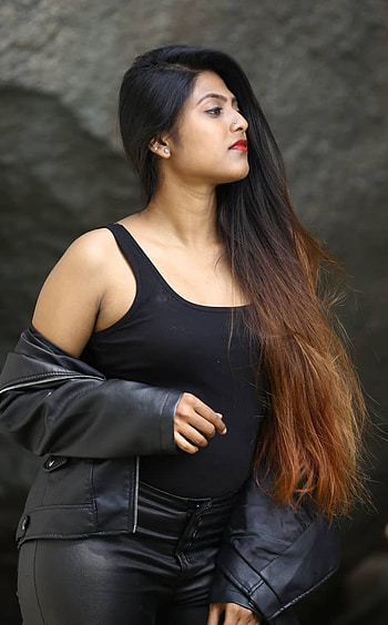 Praneetha Patnaik, camisoles, hair HD phone wallpaper
