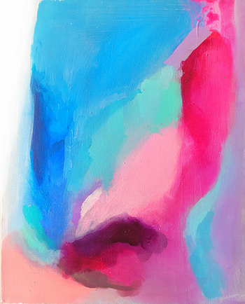 Canvas, Abstract, Multicolored, Motley, Paint, Modern Art, Contemporary Art, Smears, Strokes HD phone wallpaper