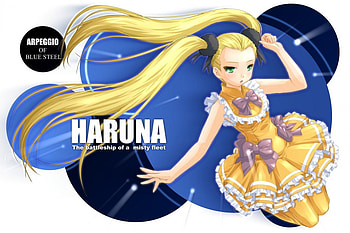 anime blond girl, cute, blond, long hair, haruna HD wallpaper