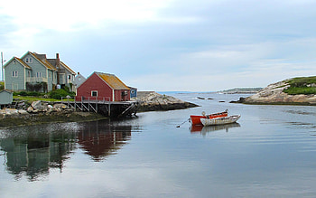 Cove, boats, marina, harbor, ocean HD wallpaper