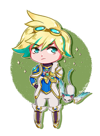 League of Legends, Chibi, Star Guardian Ezreal, LOL stats HD phone wallpaper