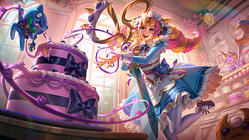 Gwen Cuteness of Coffee Skin, Gwen (League Of Legends), video game, League Of Legends HD wallpaper