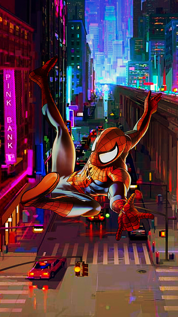 Spidey, Spider, Spiderverse, spiderman HD phone wallpaper