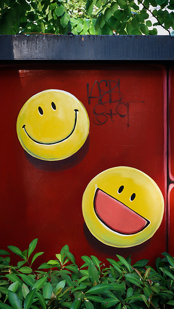 Smiley Ball, Smiley Sticker HD phone wallpaper