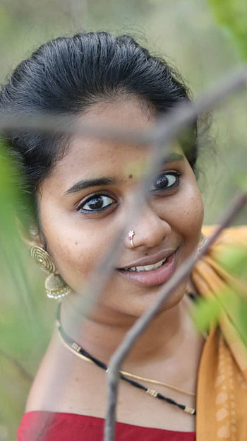 Brigda saga, tamil actress, cute face, model HD phone wallpaper