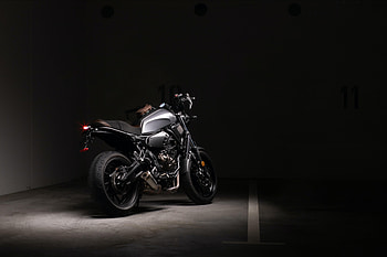 Motorcycles, Dark, Grey, Back View, Rear View, Motorcycle, Wheels HD wallpaper