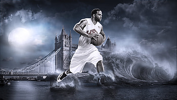 Sports, People, Art , Men, Basketball HD wallpaper