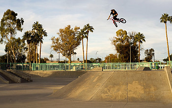 Sports, City, Guy, Trick, Skate Park, In Flight, In-Flight HD wallpaper