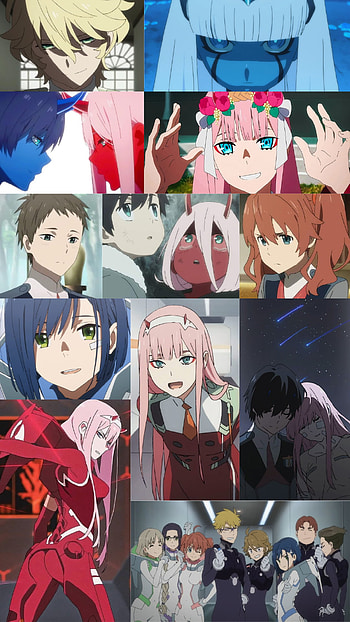 Darling the Franxx, 002, Anime, collage, phoenix_530, hiro HD phone wallpaper