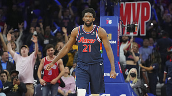Joel Embiid, My time to win, Kia NBA MVP HD wallpaper