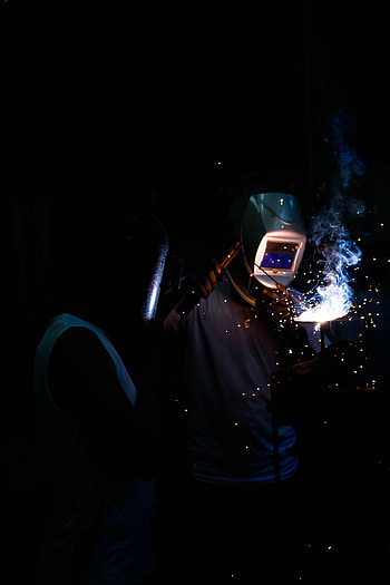 Sparks, Miscellanea, Miscellaneous, Protection, Welder HD phone wallpaper