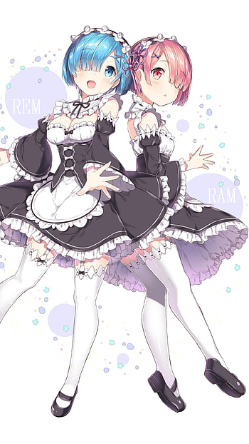 Ram (Re:ZERO), Rem (Re:ZERO), Anime, Re:Zero - Starting Life in Another World HD phone wallpaper