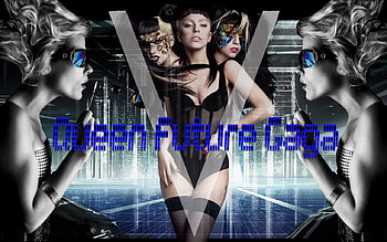 queen future gaga, lady, gaga, singer, queen, female HD wallpaper