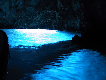 Pestera Albastra de pe Insula de Vis, blue, island, vis, insula, cave, pestera, albastra, dream HD wallpaper