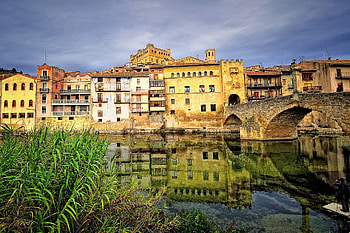 Cities, Rivers, Spain, Stone Bridge HD wallpaper