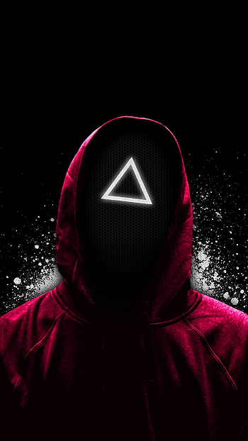 Squid game, red HD phone wallpaper