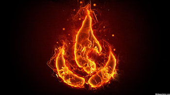 Avatar The Legend of Korra Fire Symbol HD wallpaper